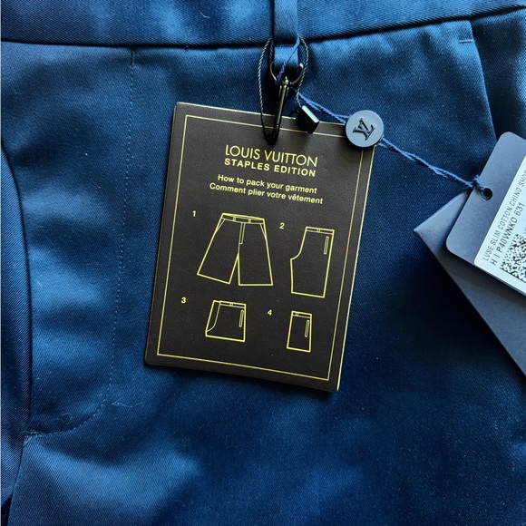 LOUIS VUITTON SLIM COTTON CHINO SHORTS - Picture 4 of 7